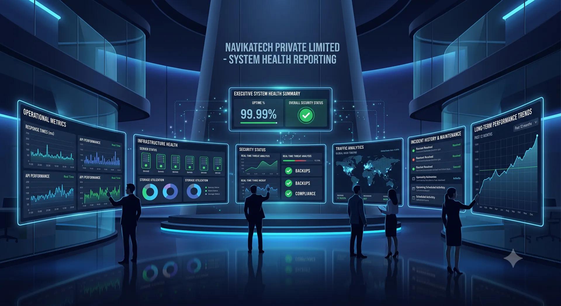A monthly view of system health preview